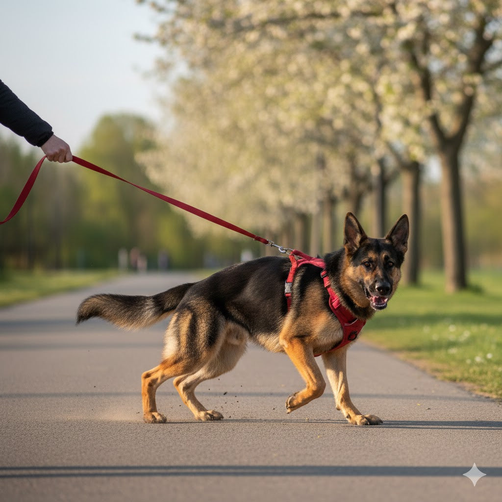 reactive dog lunge